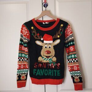"Santa's Favorite" Ugly Christmas Sweater